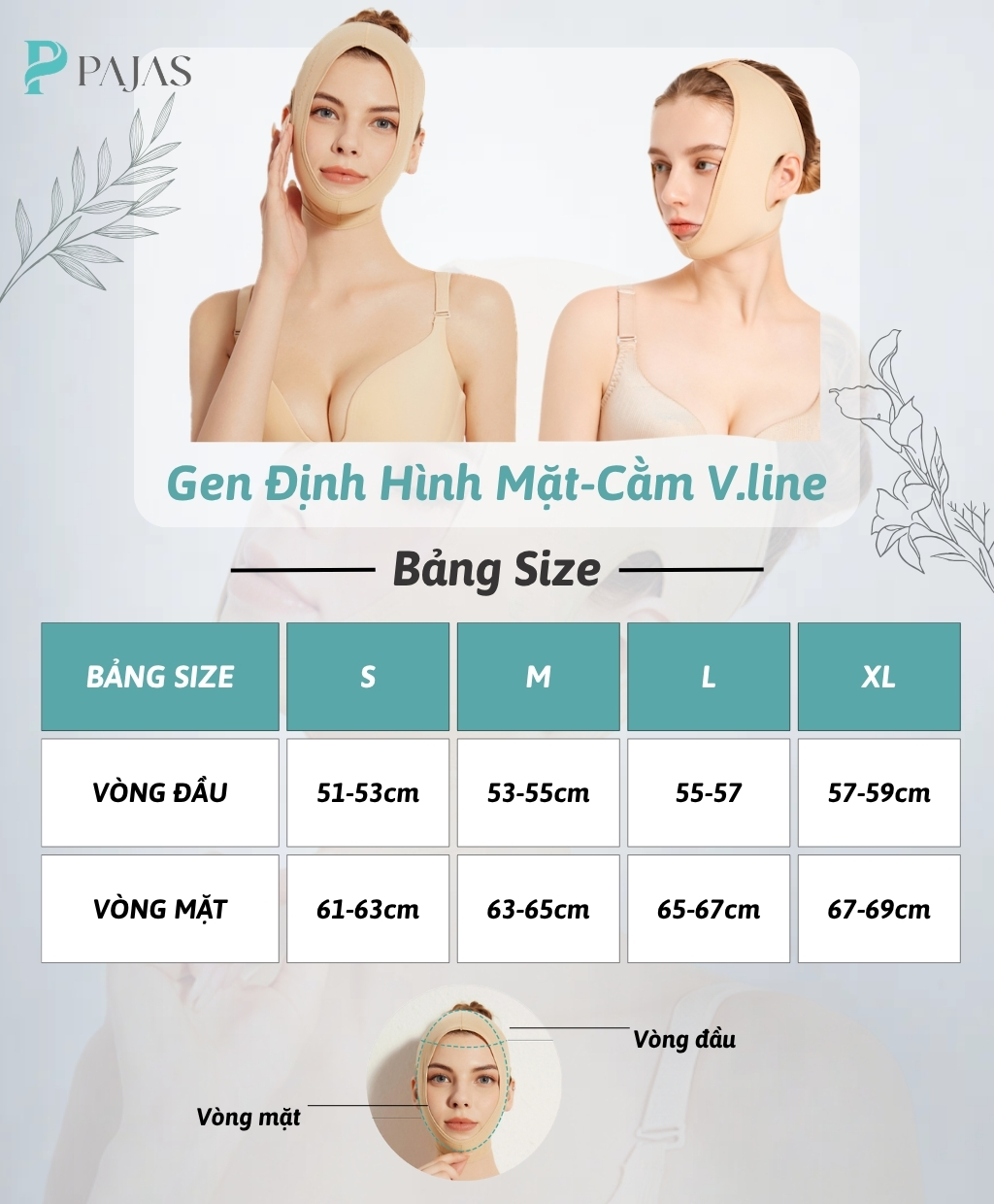 Đai Gen Định Hình Mặt Sau Nâng Cơ Mặt MA02 - Ảnh 9