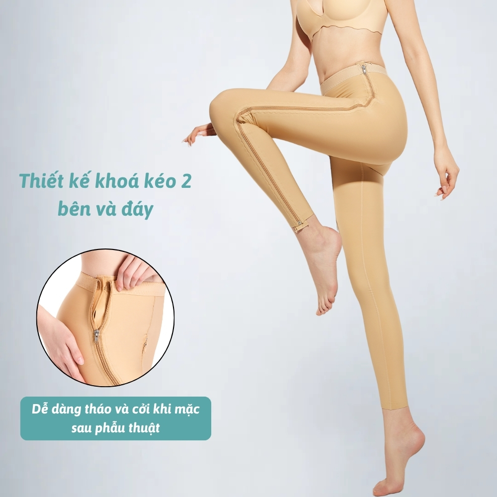 Quần Định Hình Sau Hút Mỡ Đùi Eo Chân QK23 - Ảnh 3