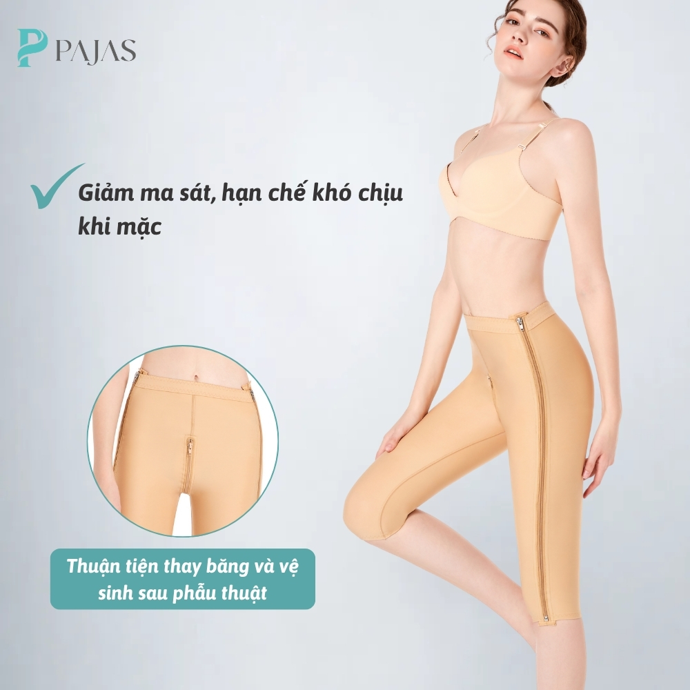 Quần Định Hình Sau Hút Mỡ Đùi Kéo Khoá QK23-7 - Ảnh 5