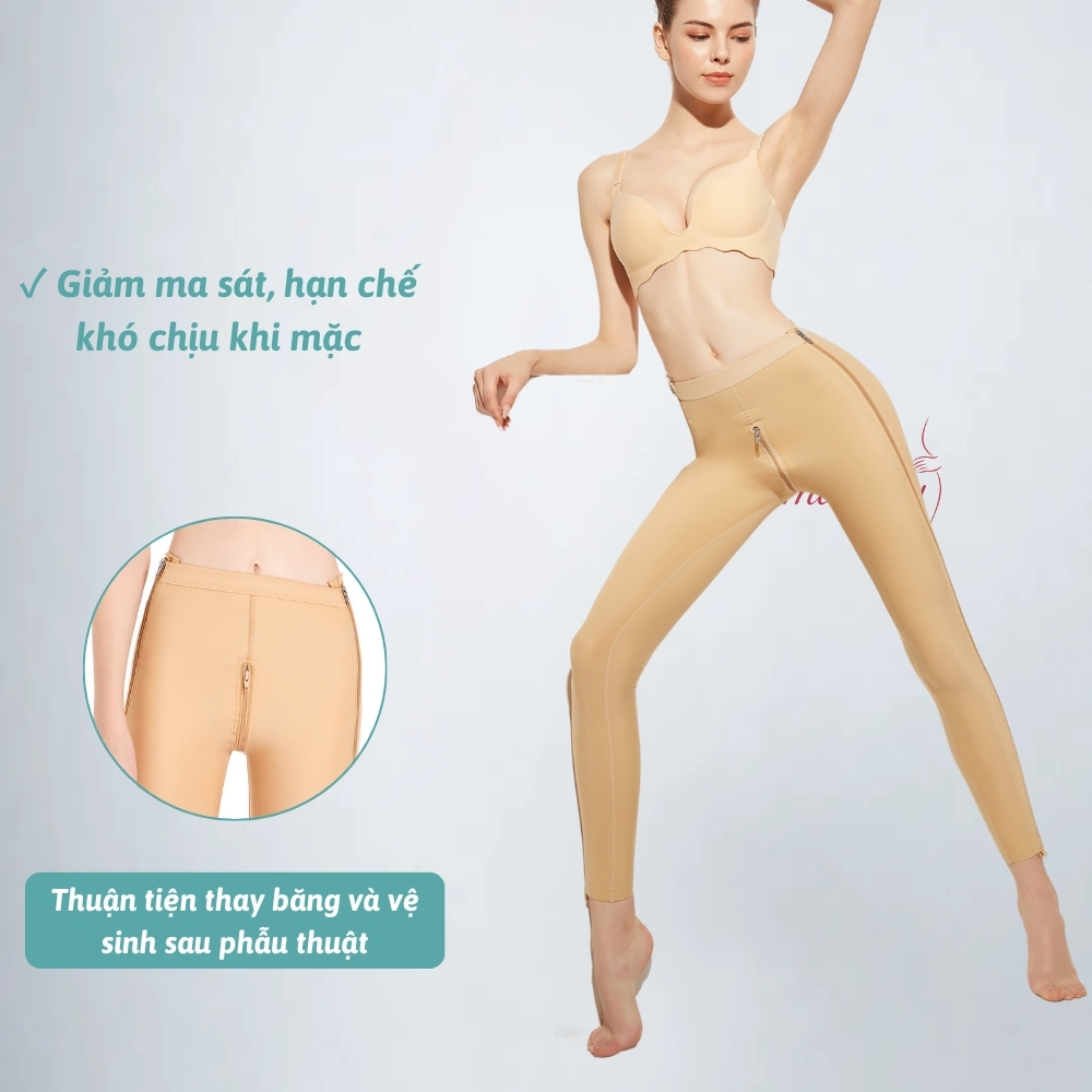 Quần Định Hình Sau Hút Mỡ Đùi Eo Chân QK23 - Ảnh 5