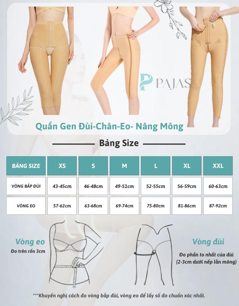 Quần Định Hình Sau Hút Mỡ Đùi Chân Eo Bụng QK57-9 - Ảnh 8